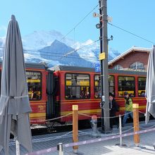 クライネシャイデックのユングフラウ鉄道