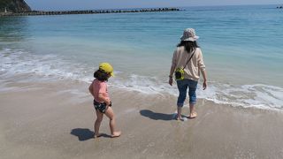 海も、海岸も、大変綺麗な場所