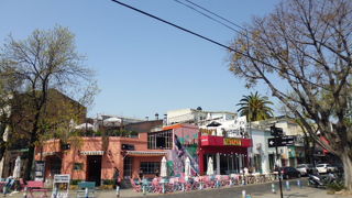 お洒落な町並み