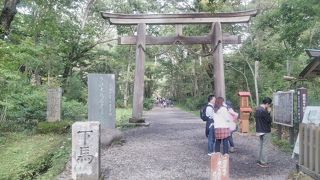 戸隠神社の奥社　歩きます歩きます