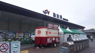 諏訪湖サービスエリア　諏訪湖を一望