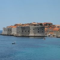 ホテルロビーのテラスからの眺め