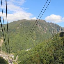 ロープウェイからの眺めが雄大です（黒岳とは反対側）