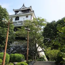 歩いて行った先にある岩国城