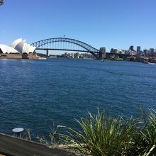 海の青さがオペラハウスを引き立てます