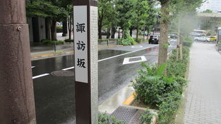 残念ながら諏訪邸宅の面影はありません