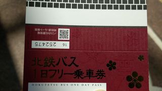 フリー券で乗り降り自由