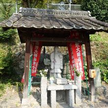 空海（弘法大師）の像。