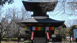 栃木県指定文化財でもある多宝塔。