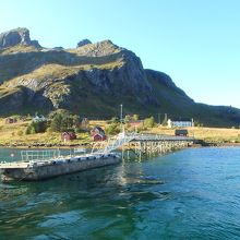 船着き場を離れる