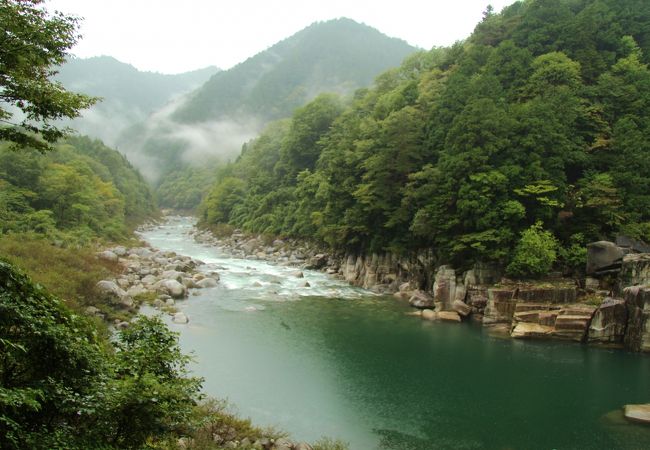 裏寝覚への遊歩道は立ち入り禁止でした