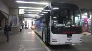 出発の際に乗り場がわかりにくかったです