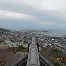 天守からのながめ。