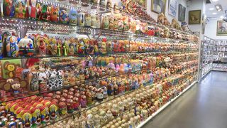 品揃えの良いお土産物屋さん