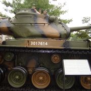 朝鮮戦争での仁川上陸作戦の様子を展示した館