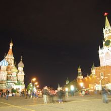 夜のライトアップ