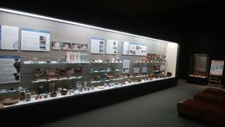 他の展示ゾーンより地味