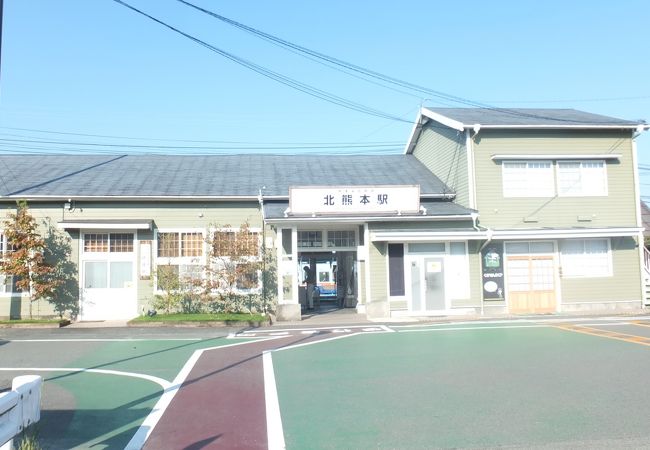 小さな駅ですが、有人駅です