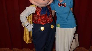 ミッキーが喋ってる！！！