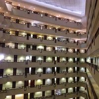 三角形の、巨大吹き抜け・・・