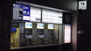 夜遅くはバスです