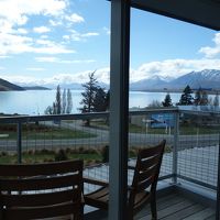 ベランダとテカポ湖