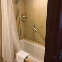 古くさくウキウキしないバスルーム。水圧弱いし。