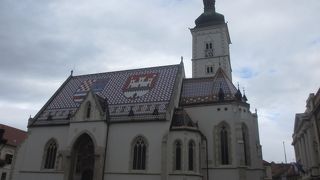 屋根がとても可愛らしい模様でした