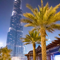 プライベートテラスからのブルジュ・カリファ