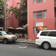 いやすめ側の道路から撮影してみました