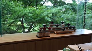 八芳園内にある和食処「槐樹」