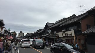 自動車注意  【蔵造りの町並み】