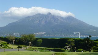 磯庭園からの桜島