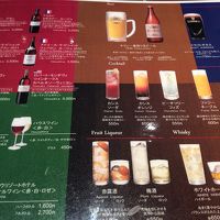 アルコールメニュー例