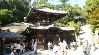 山頂にある寺院