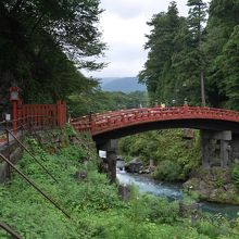 神橋は、二荒山神社への橋だそうです