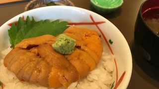甘くて新鮮なウニ