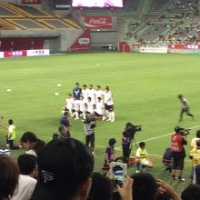 試合開始前