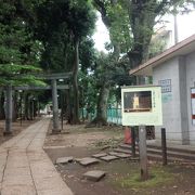 雰囲気のある神社。