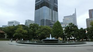 噴水が見れました