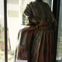 宿舎内にあった実物大坂本竜馬像