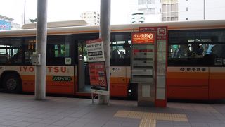 松山市駅前からは利用しやすい