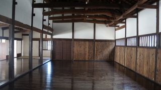旧明倫館の剣術場と槍術場