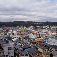 勝浦の町並み