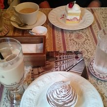 美味しいケーキで一休み(^-^)