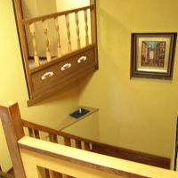 ３階の部屋までは階段