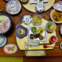 老神温泉　伍楼閣 夕食