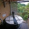 温泉はいい　バリアフリーの部屋があるので，高齢者など同伴しやすい