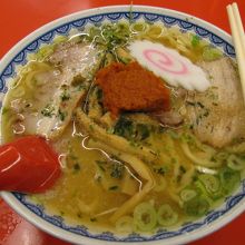 辛味噌ラーメン普通盛り８３０円