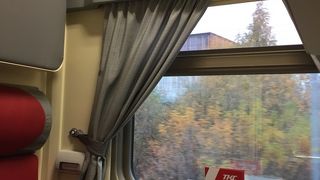 快適な寝台車（モスクワ→カザン）